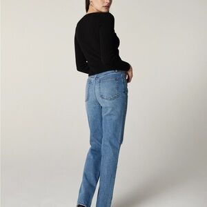 Classic Women's Denim Straight Leg Jeans